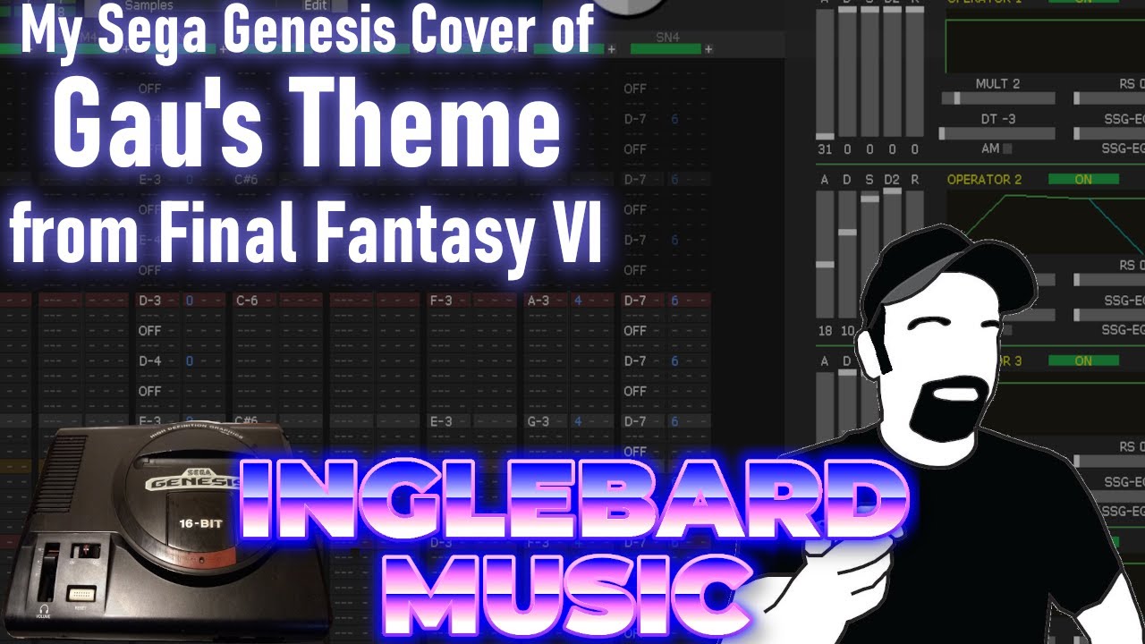 My Sega Genesis cover of Gau from Final Fantasy VI aka Final Fantasy III US