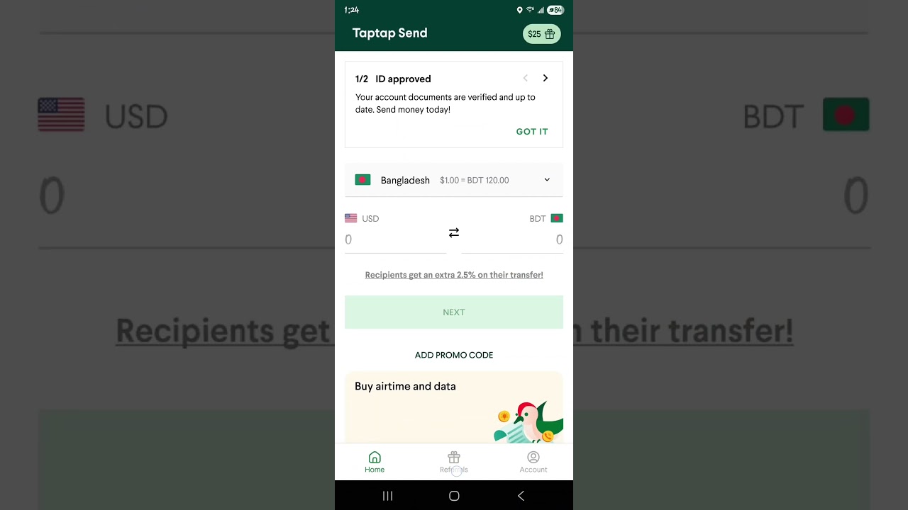 tap tap send Promo Code & bonus (NUSRAT2269) #taptapsend#sendmoney#moneyremittance#moneytransfer