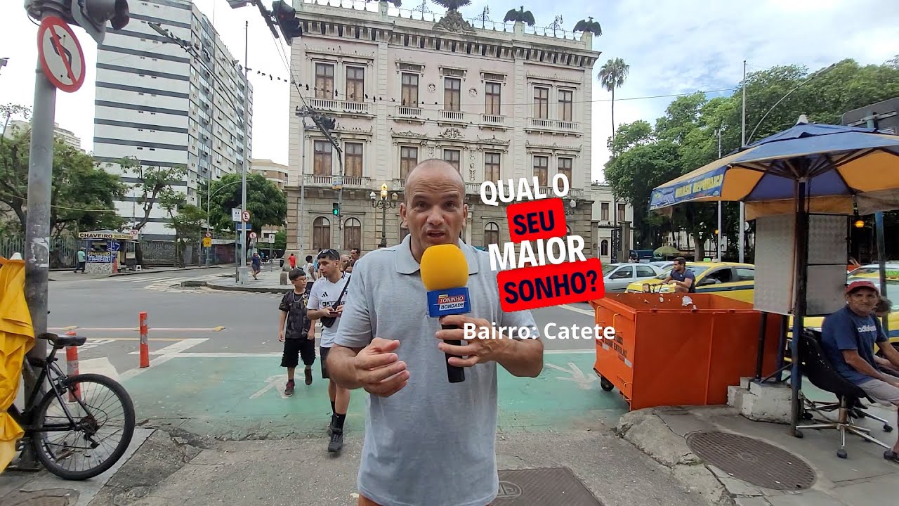 Qual é o seu maior sonho? Estive no bairro do Catete e muita gente respondeu.