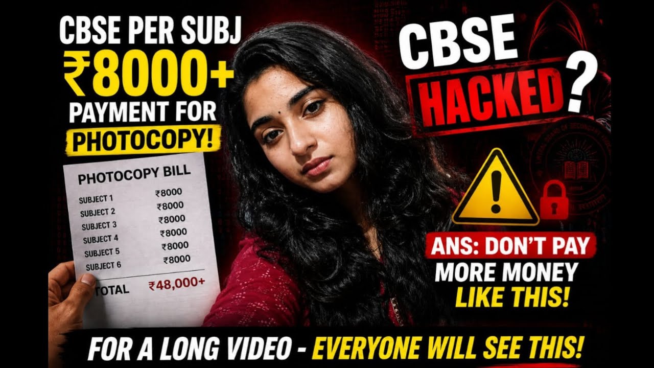 CBSE ₹8000 Photocopy Fee 😡 Biggest Scam With Students?||Don't pay🙏|#cbse #class12 #trending #result