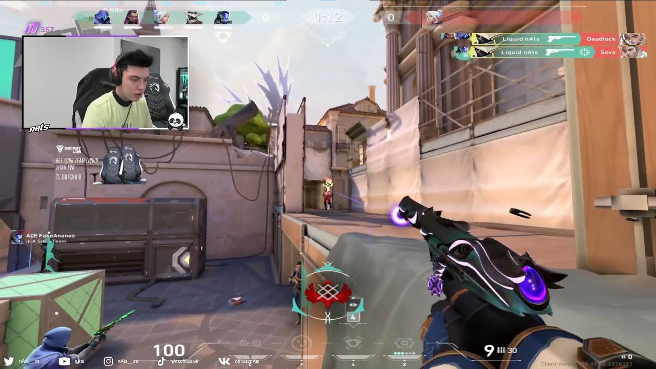 CYPHER ON ASCENT! LIQUID NATS PRO CYPHER VALORANT RANKED GAMEPLAY