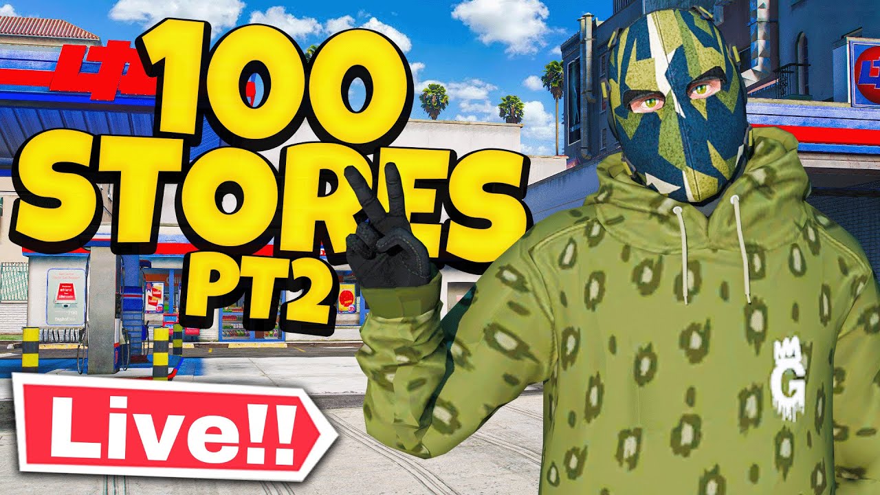 🔴LIVE 100 Stores Robberies In Redline RP | 12 Hours