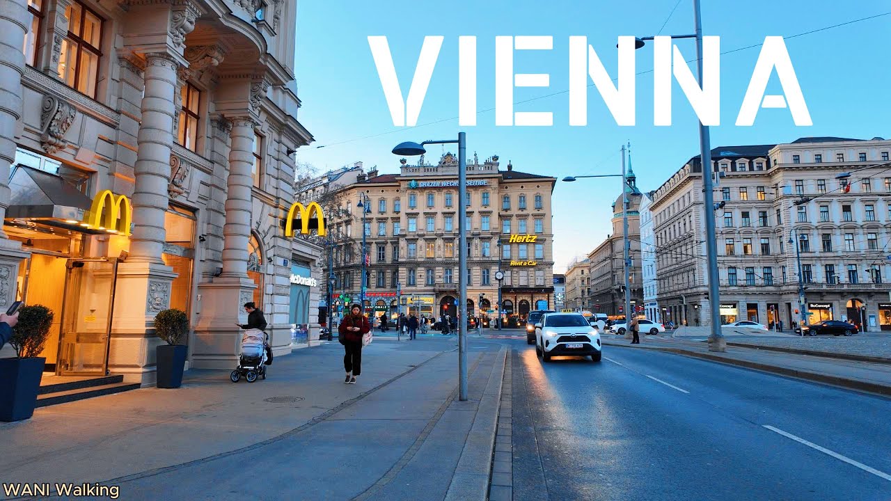 VIENNA Stunning Walk, March 2025 l 4K Walking Tour