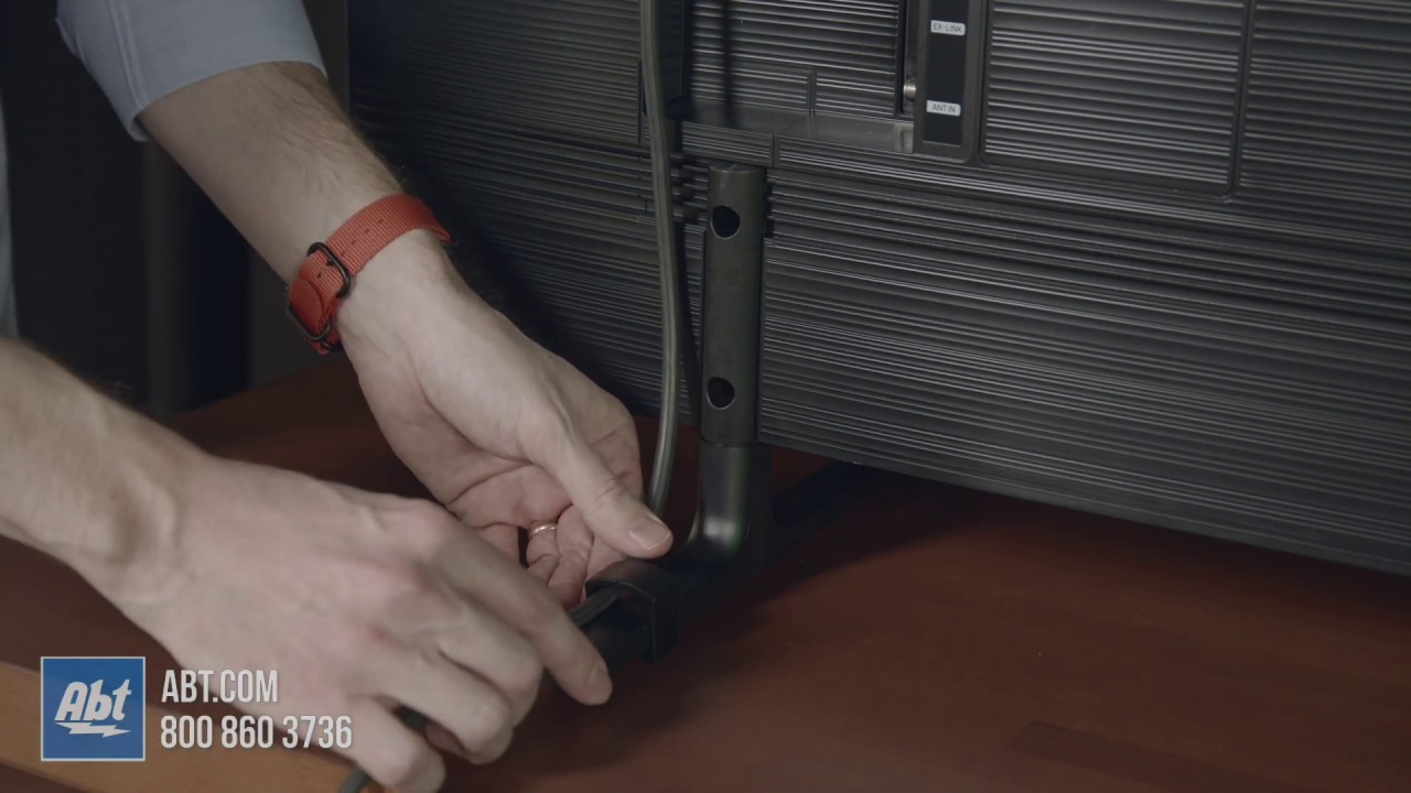 Samsung RU8000 Series Pedestal Assembly And Install