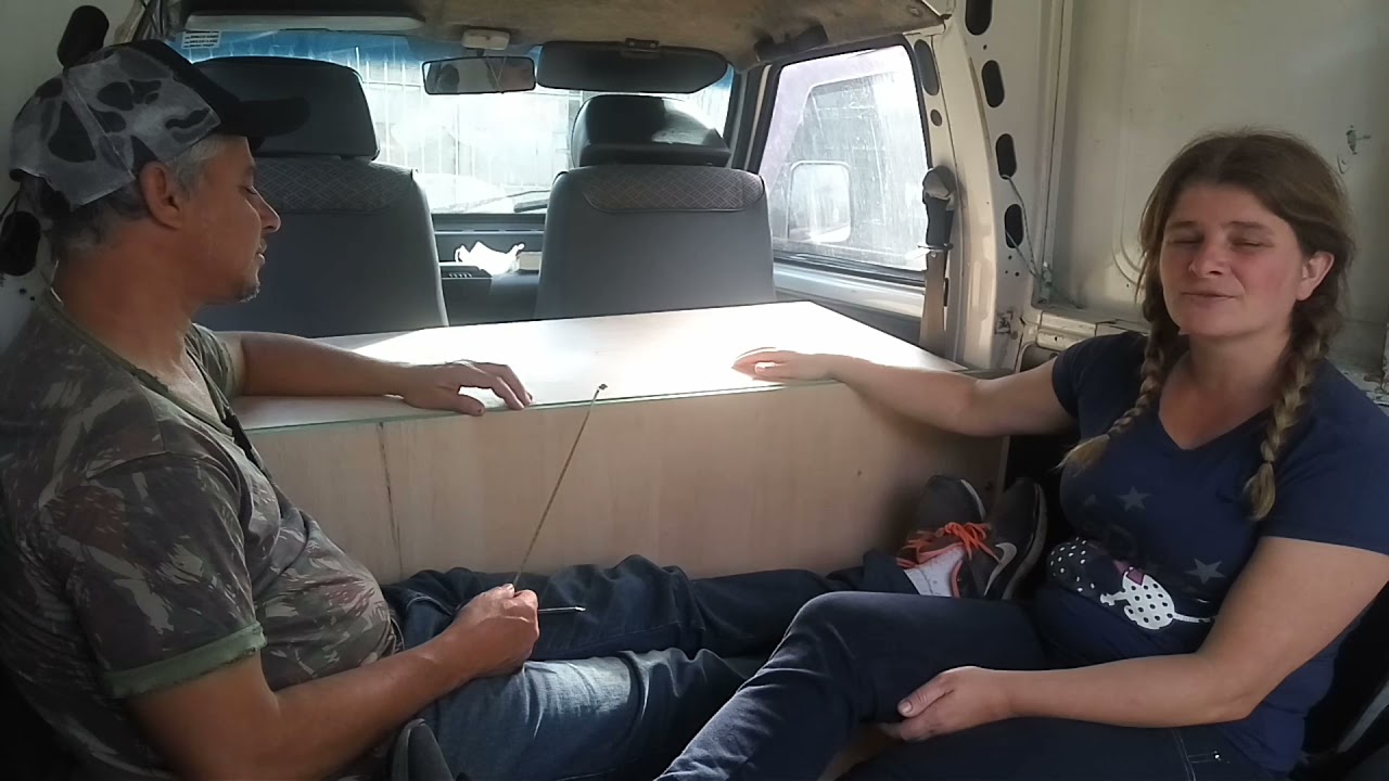 (fiorino motorhome) completamos mais uma etapa da cama .