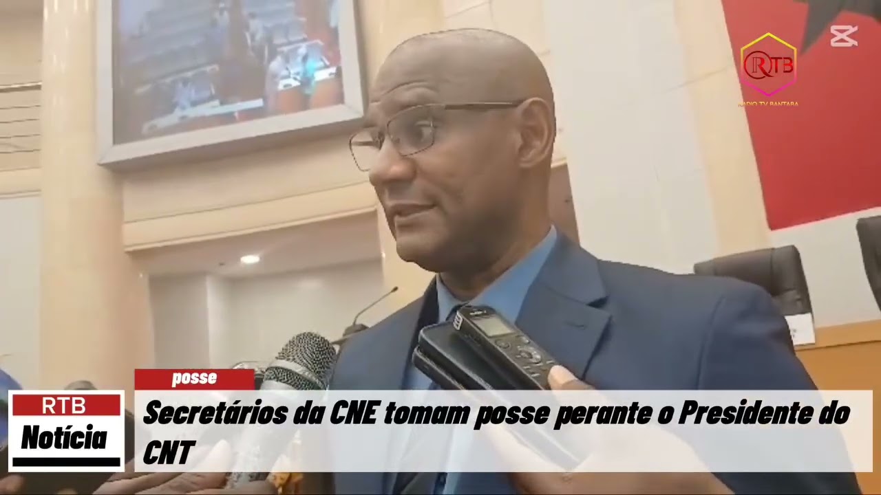 Os secretários da Comissão Nacional de Eleições tomaram posse