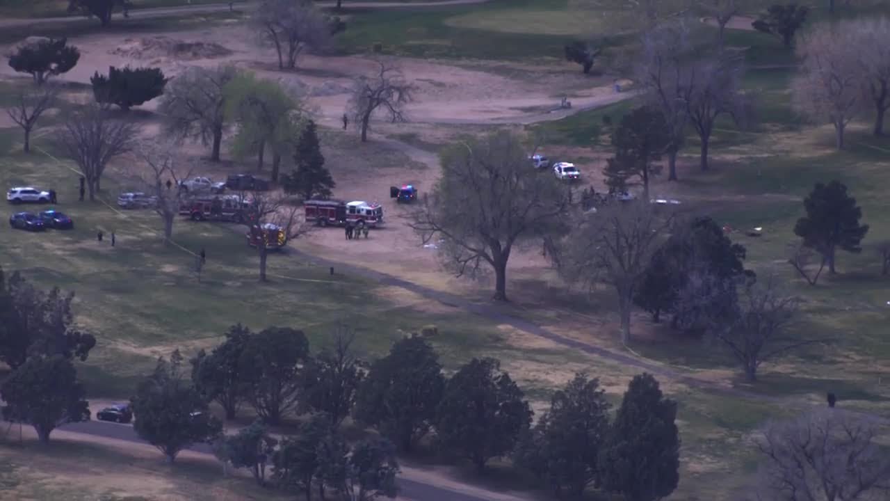Plane crashes into golf course in Albuquerque
