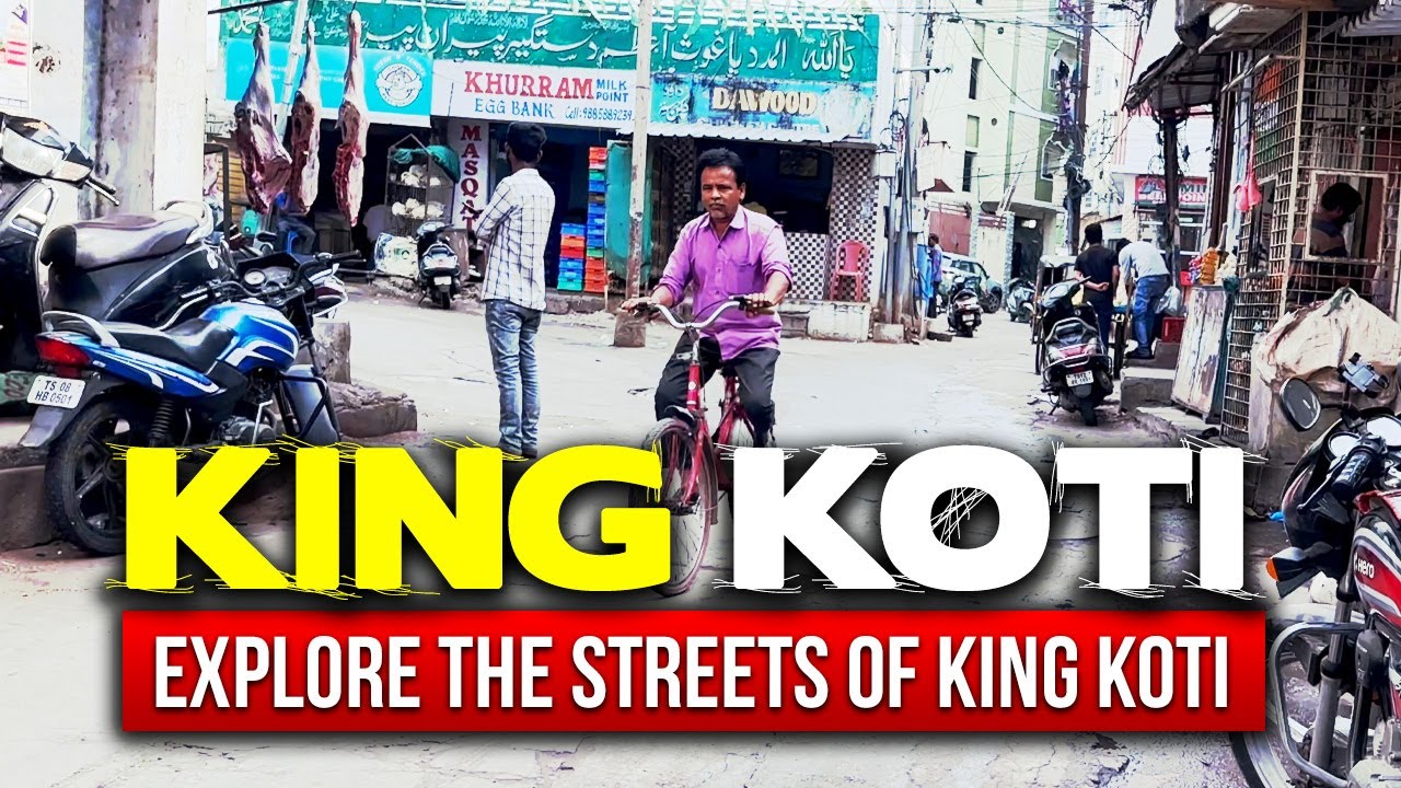 King Koti Hyderabad 4K Silent Street Walk | Real-Life Exploration