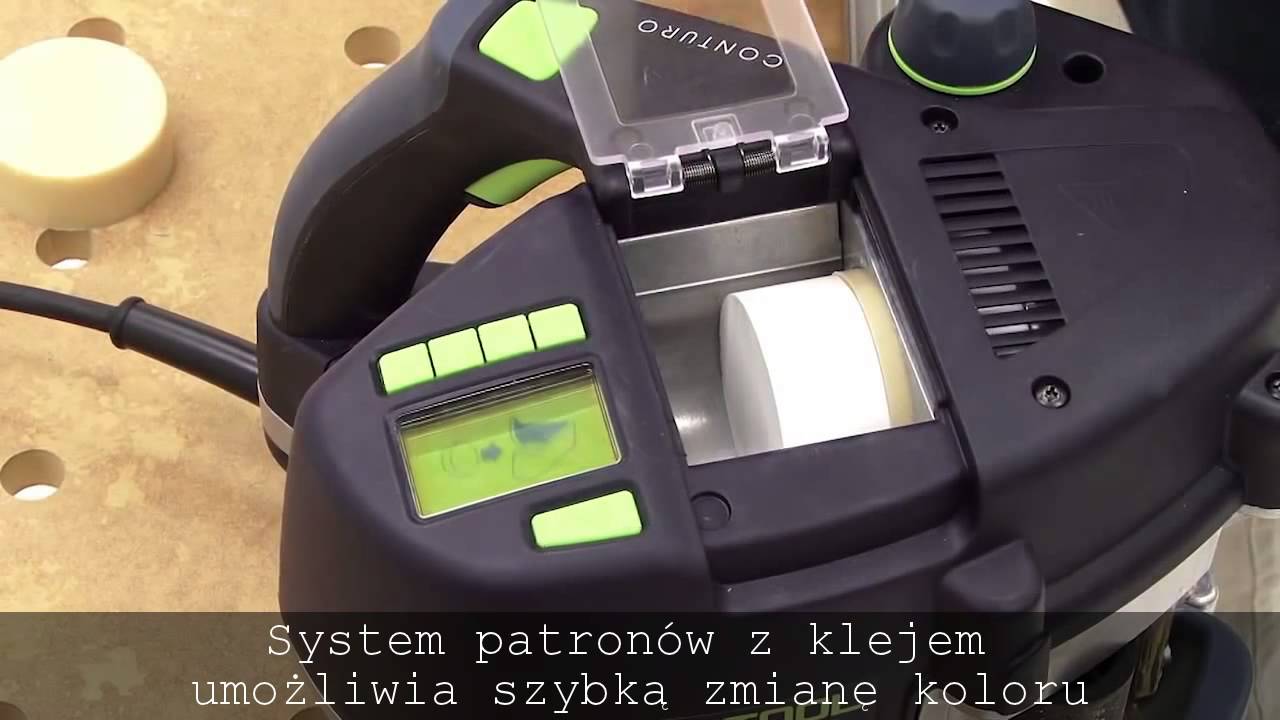 Przygotowanie i rozpoczęcie pracy z okleiniarką mobilną CONTURO KA 65 Festool