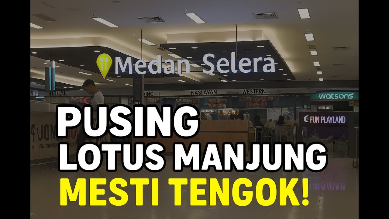 Lotus’s Mall Manjung | Weekend Shopping Walk | Malaysia 2025 Walking Tour