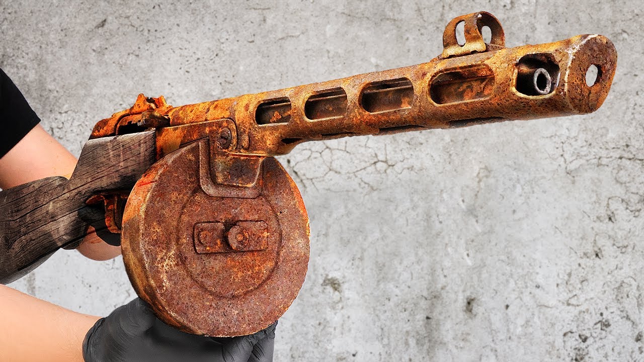 ППШ 1941 | Реставрация старого пулемёта