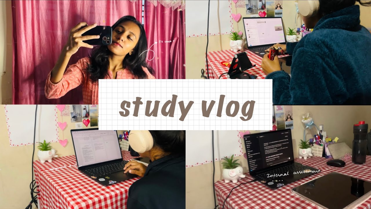 Study vlog🫶✨