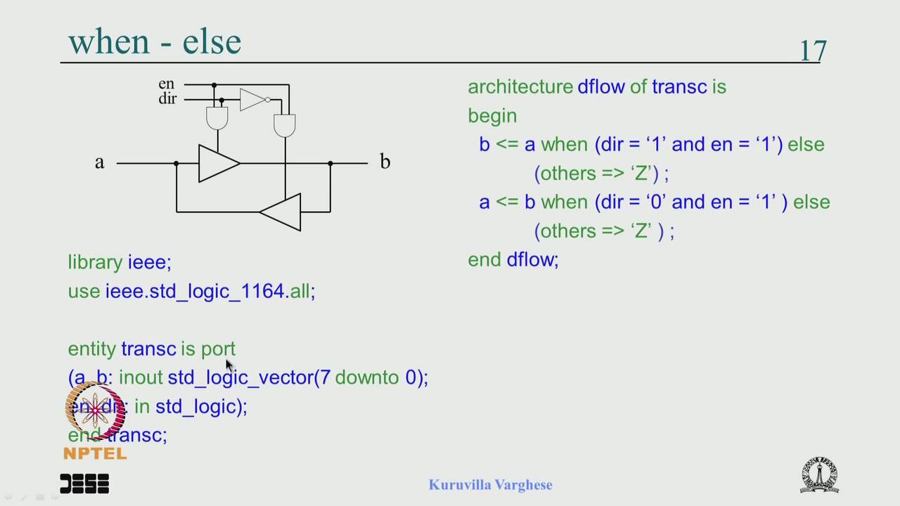 Mod-03 Lec-14 Concurrent statements and Sequential statements