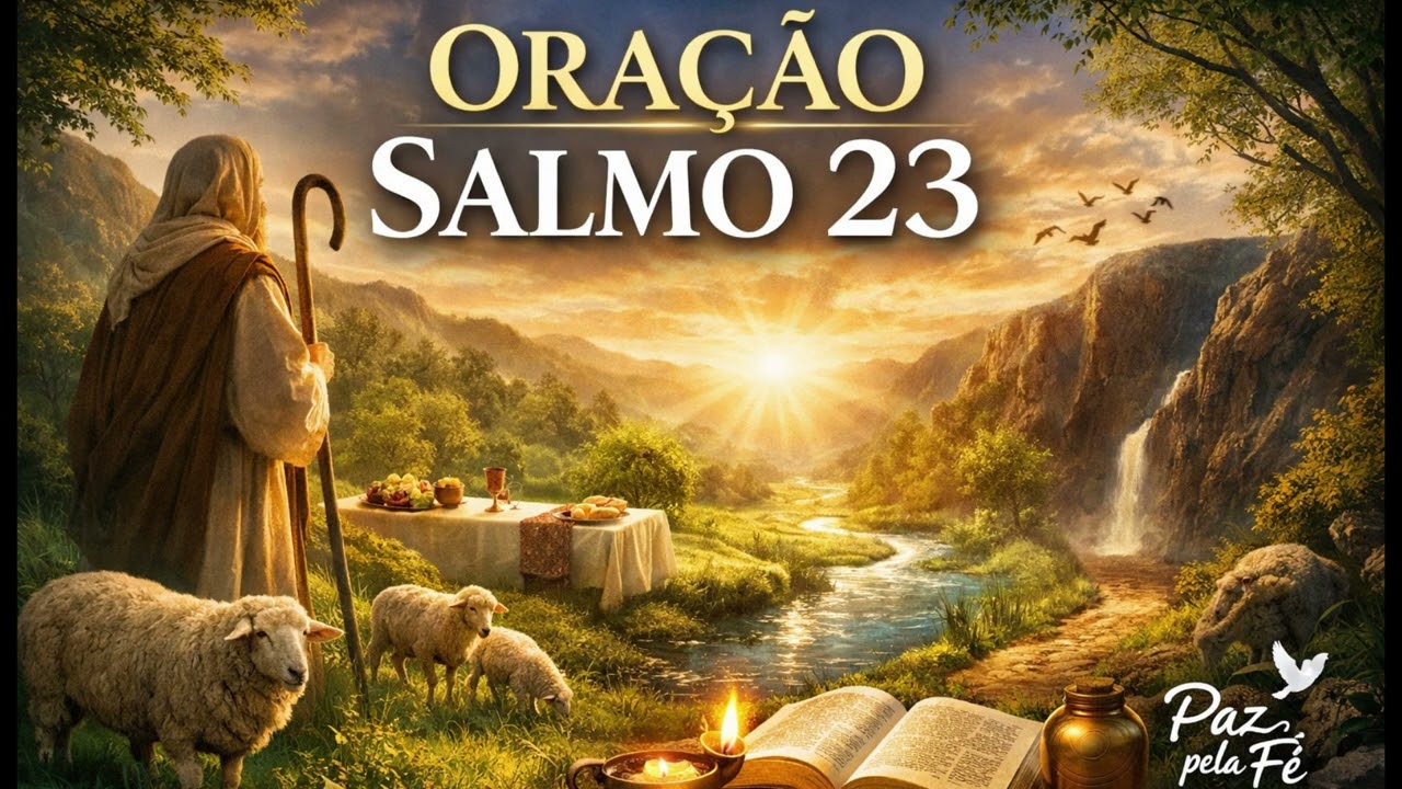 SALMO 23 | O senhor é o Meu Pastor e Nada Me Faltará 🙏  #oração poderosa #fé #pastor 