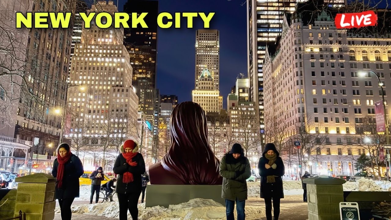 IRL FREEZING COLD 🥶 New York City Saturday Evening Walk In Manhattan (07 February 2026)