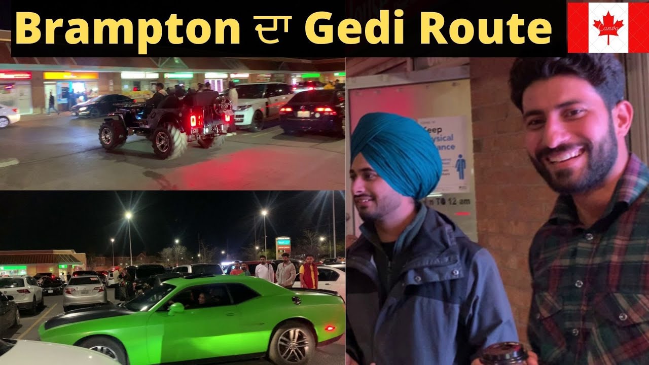 Brampton ਦਾ Gedi Route || Sheridan Punjabia da sector17, Canada || @akvlogs1612