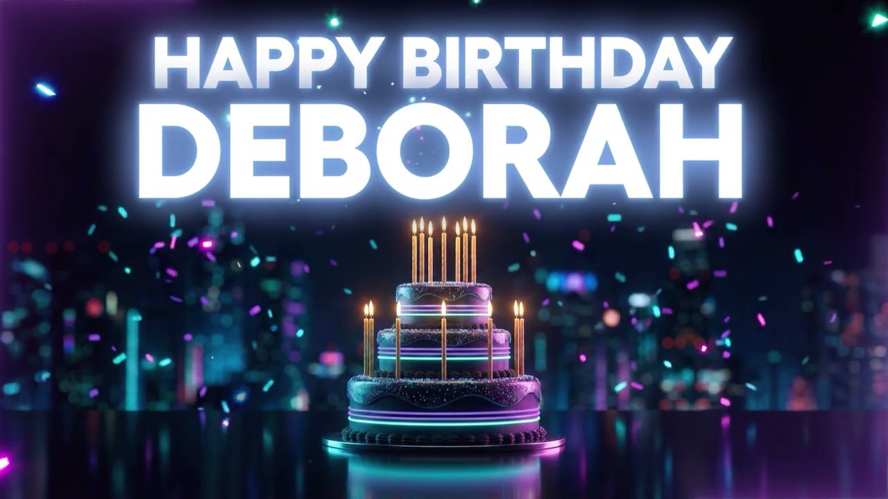 Happy Birthday Deborah Song 🎂 Upbeat Party Version 🎵 The Original Song