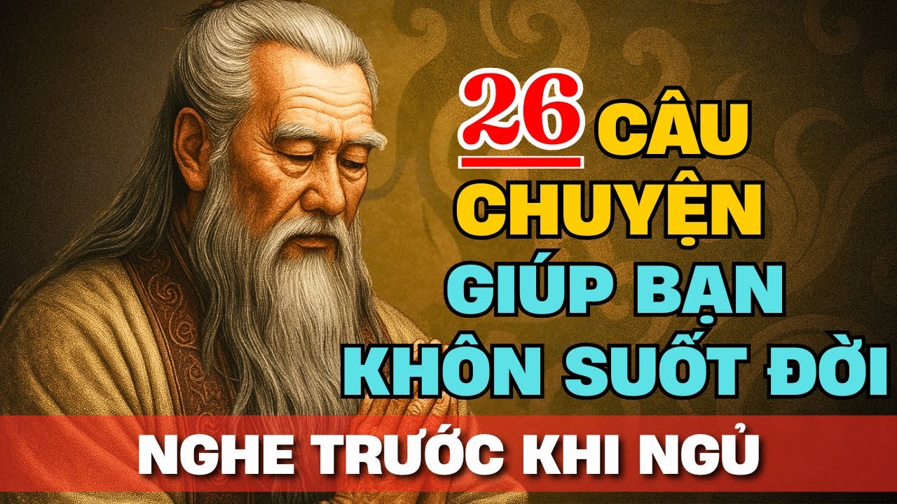26 câu chuyện TRÍ TUỆ THÂM THÚY cổ nhân dậy, giúp bạn KHÔN SUỐT ĐỜI |   Triết Lý Cuộc Sống