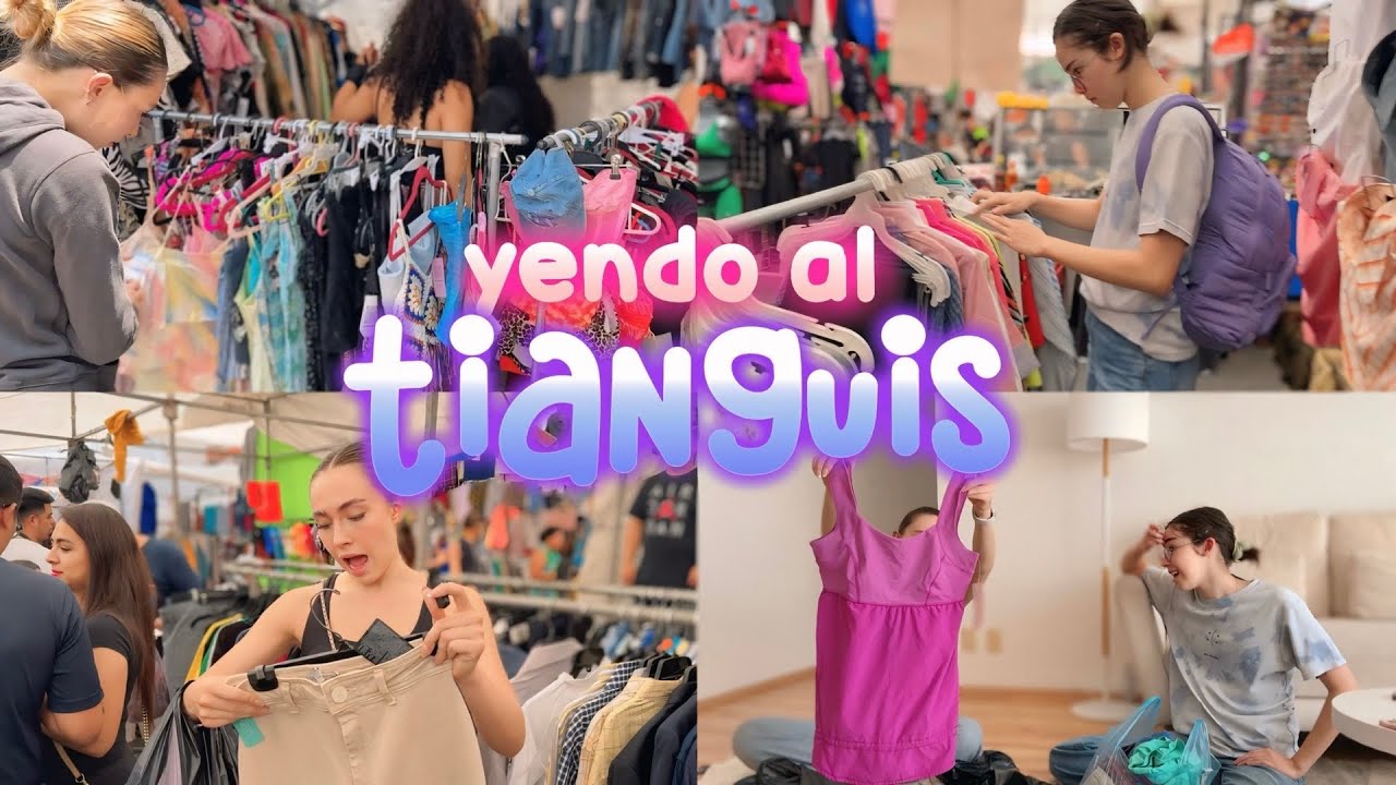 ACOMPÁÑENOS A COMPRAR ROPA AL TIANGUIS🧥👕- Emilyn