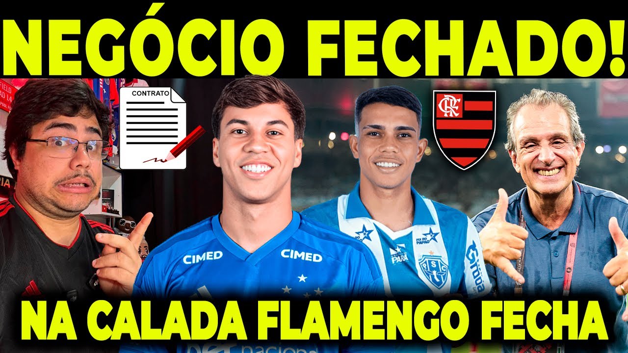 LOUCURA TOTAL! FLAMENGO ACERTA CONTRATA&Ccedil;&Atilde;O NA CALADA DA MADRUGA!