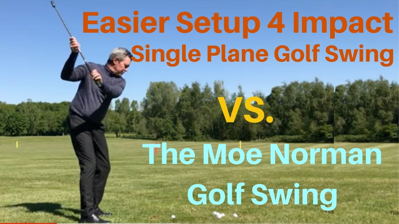Single plane golf swing 