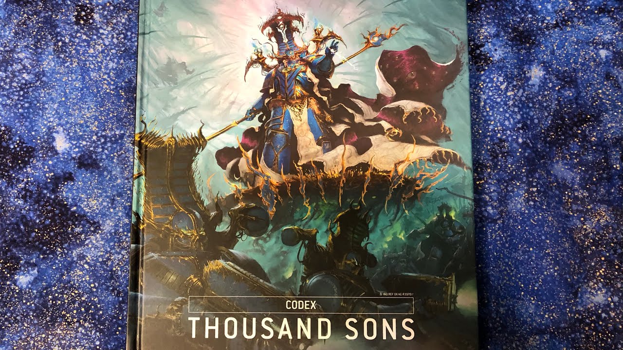ASMR Thousand Sons 9th Edition Codex Warhammer 40K Ft. SECRETS!