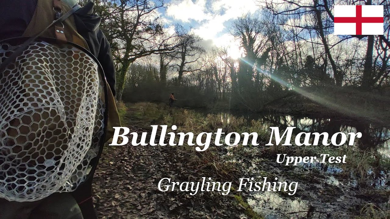 【Fish UK】Grayling fishing on River Dever, Upper Test.  名門テスト川の支流、夏は１日６万円の釣り場も冬は１万４千円！