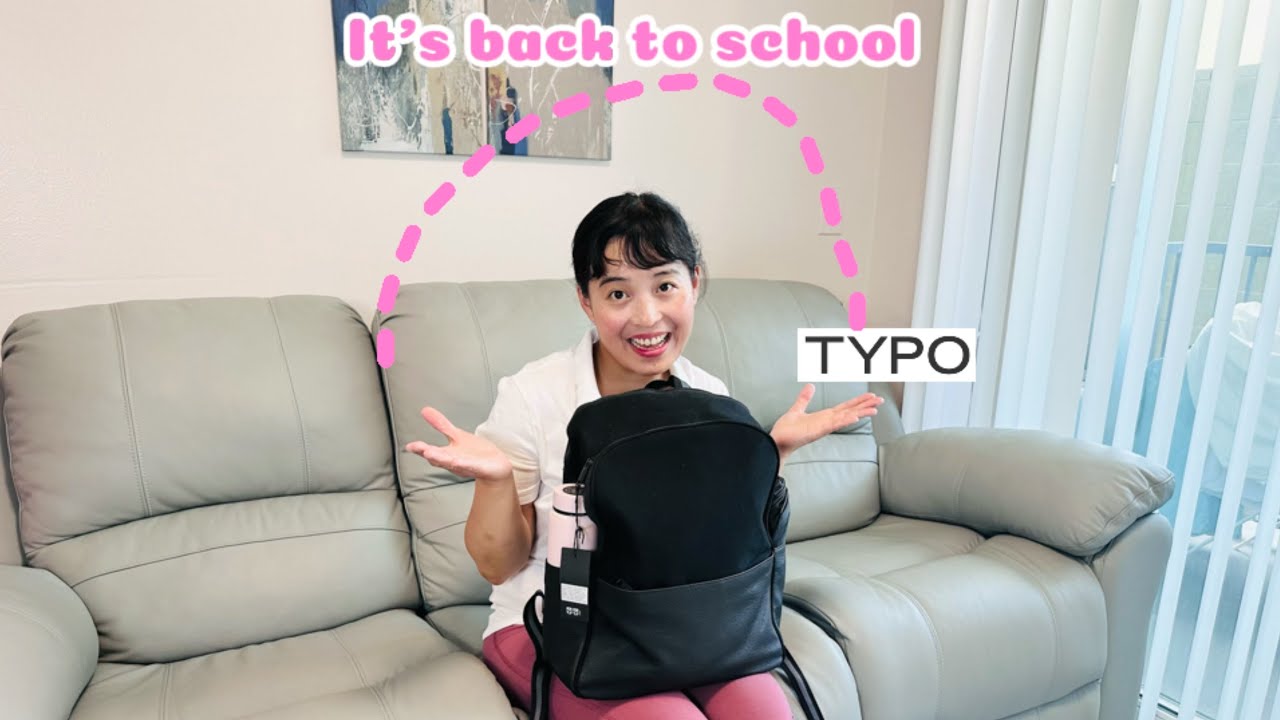 What&rsquo;s in my Typo backpack ?