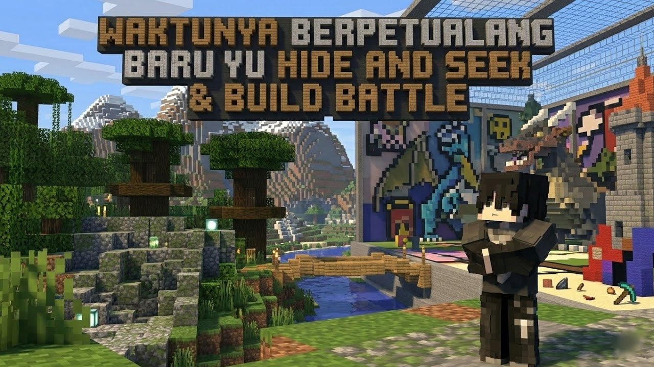 Waktunya berpetualang di dunia Minecraft yang penuh dengan imajinasi yang banyak😦