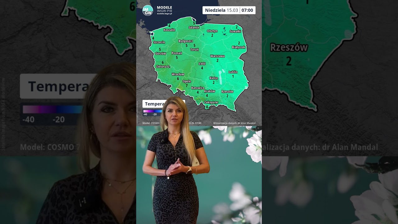 🌫️ Pogodny weekend!  Prognoza pogody dla Polski  13.03 - 15.03.2026 r