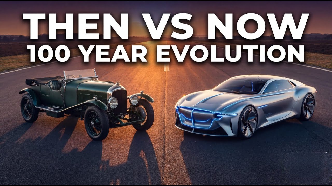 Bentley Evolution (1921–2050) | 100 Years of Luxury in 4 Minutes
