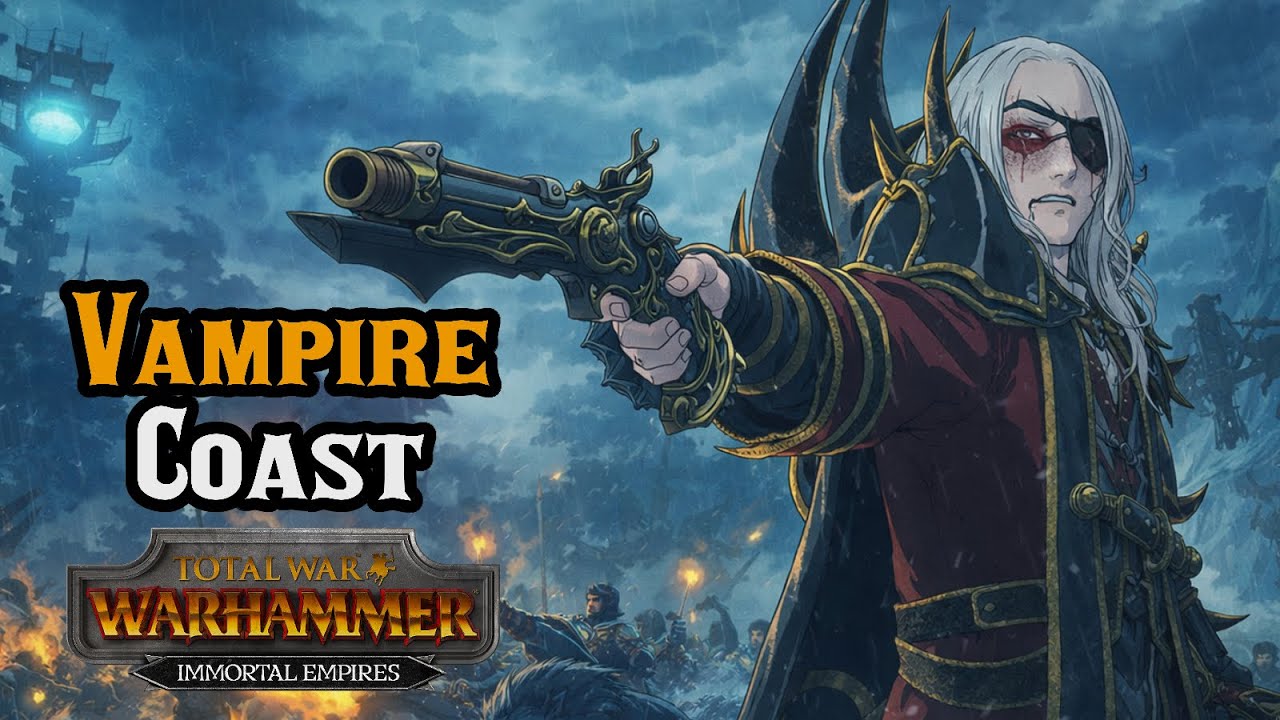 Vampire Coast: The WORST Pirate Race! Reworked in Lords of the End Times? - Total War: Warhammer 3