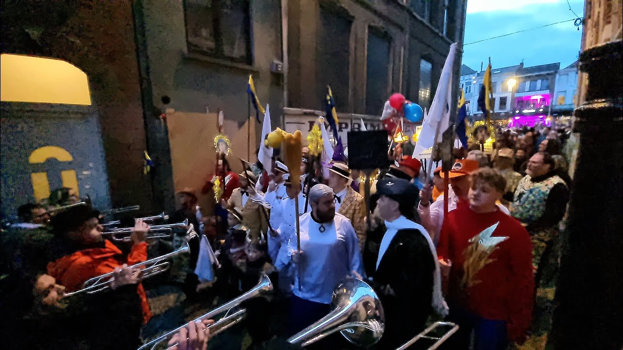 #2025 les Gilles de Binche 1er soumonce en musique