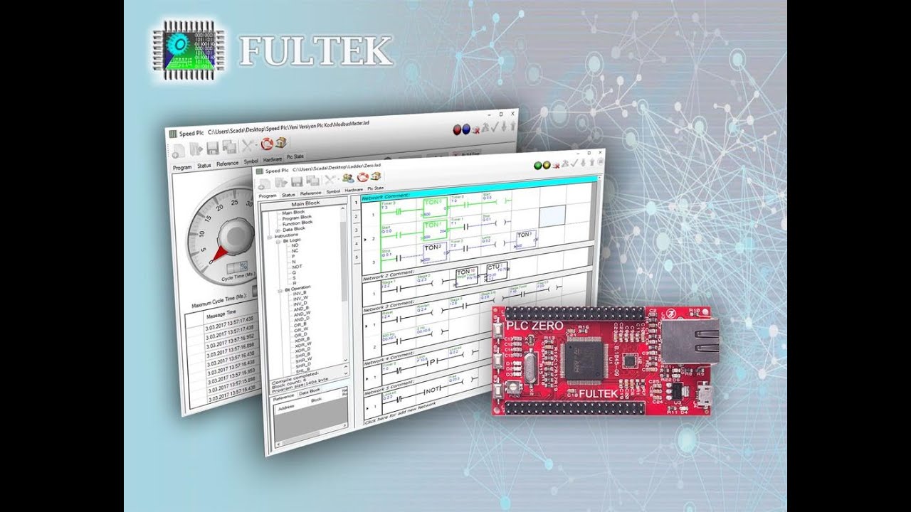 PLC fonksiyon blok kullanımı.