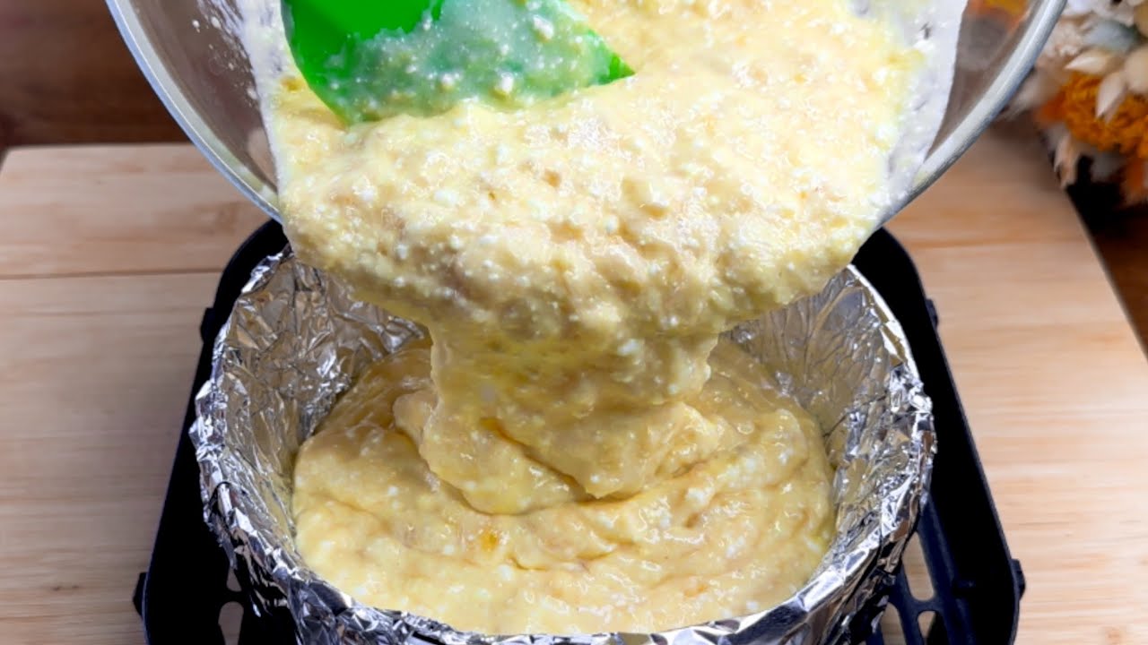 ВСЕГО 3 ИНГРЕДИЕНТА и НИКАКОГО САХАРА! ПРОСТОЙ и полезный десерт, приготовленный во фритюрнице.