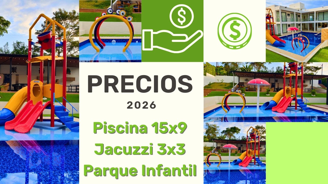 ¿Cuánto CUESTA una Piscina 15 x 9 metros en el año 2026? Te Mostramos TODO PRECIOS
