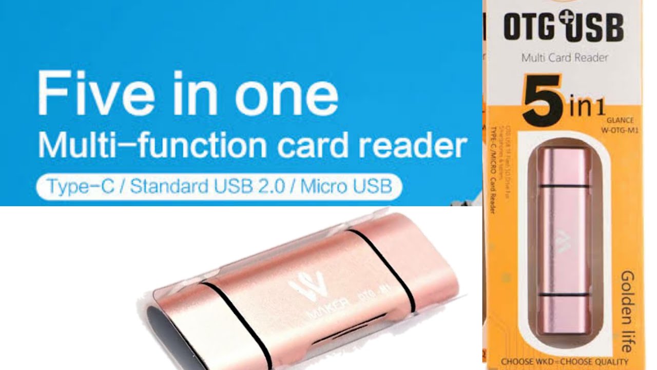 TYPE C OTG | OTG card reader | Pocket size best cardreader | How to easily move photos