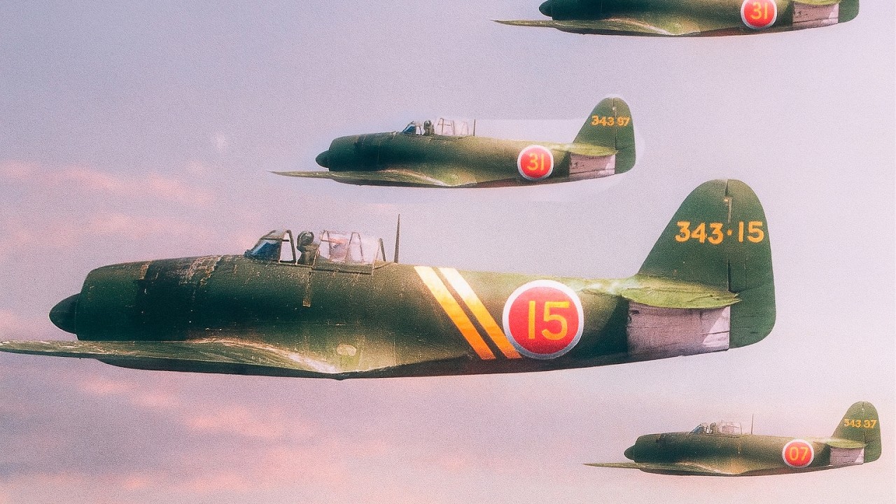 Этот японский истребитель побеждал Корсары и Хеллкэты в бою | N1K2-J Shiden-Kai