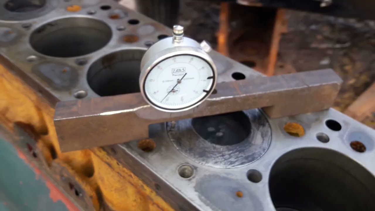 como fazer a medida dos pistão do motor OM 352