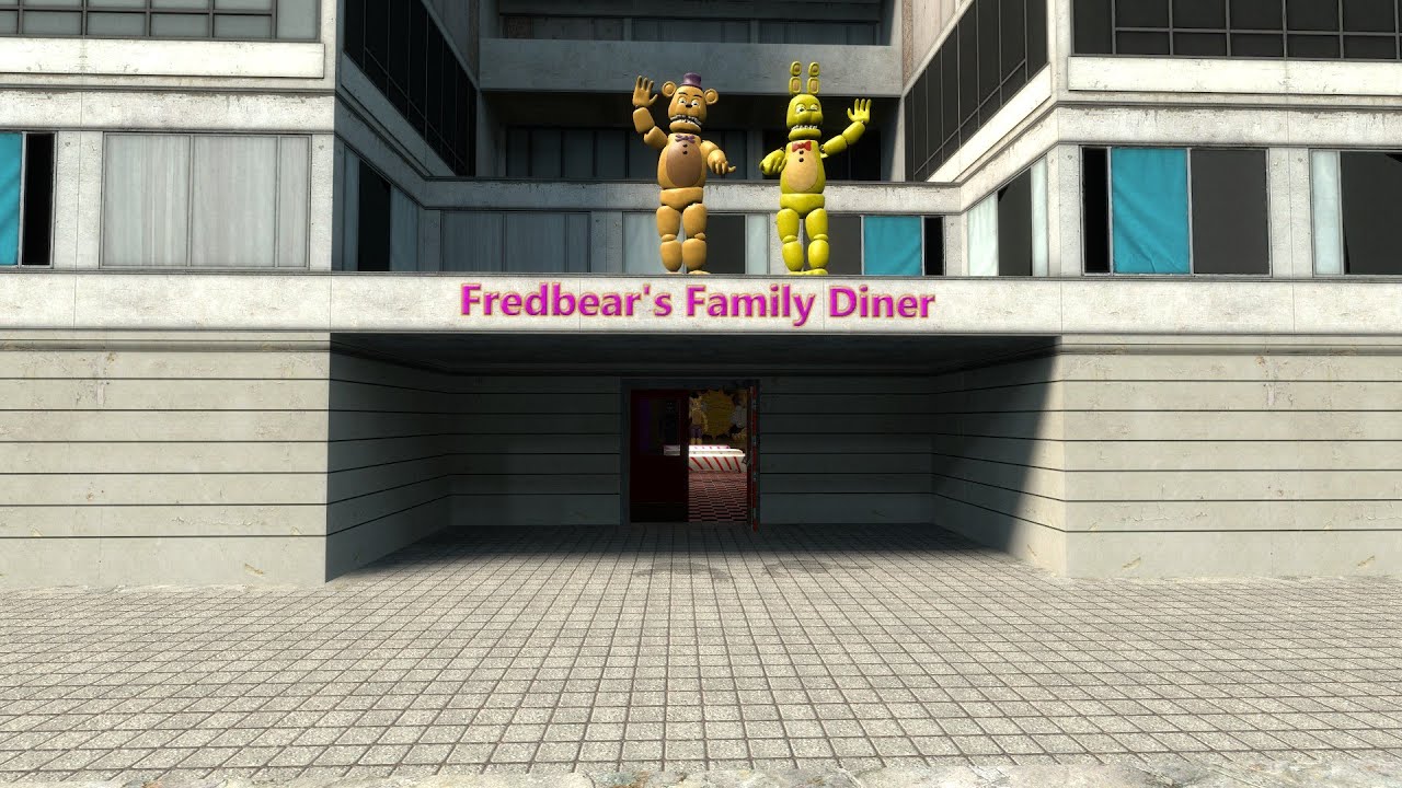 Альтернативная вселенная FNAF в Gmod | Пять пропавших ночей (Часть 2)