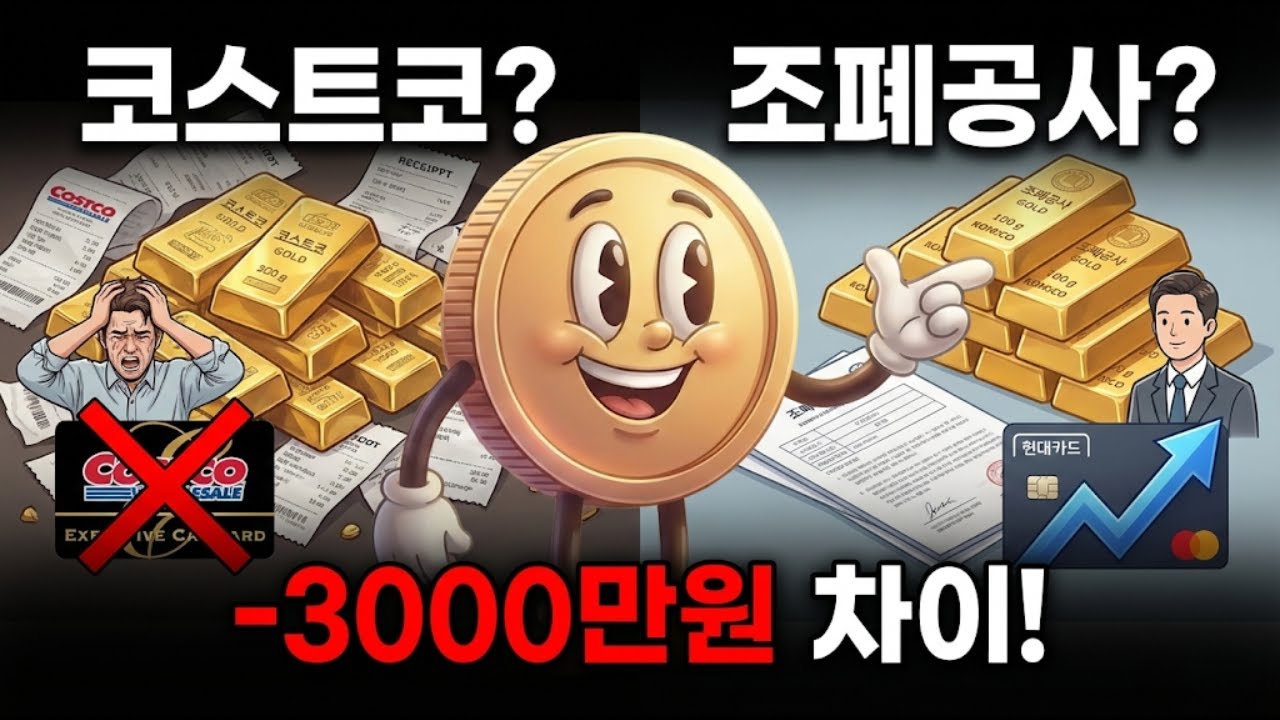 1억 투자하면 3천만원 차이? 자산가들이 코스트코 대신 조폐공사로 달려가는 '현금화'의 비밀