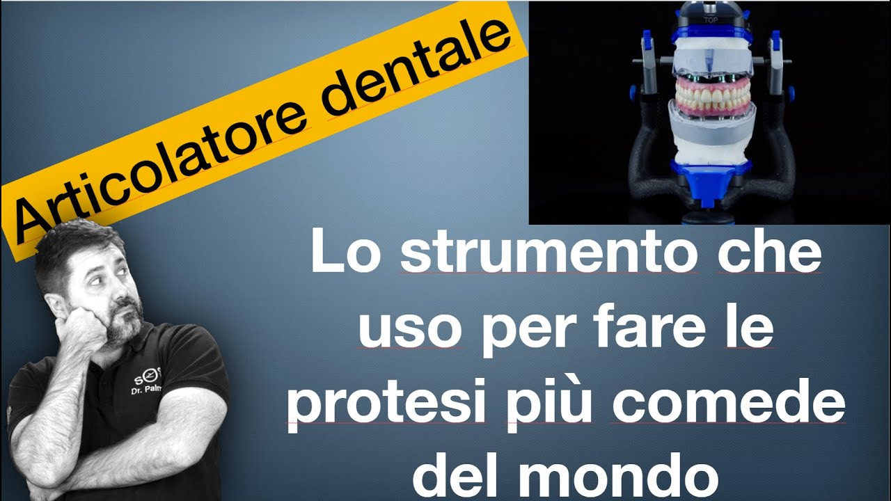 Protesi realizzate con articolatore dentale.