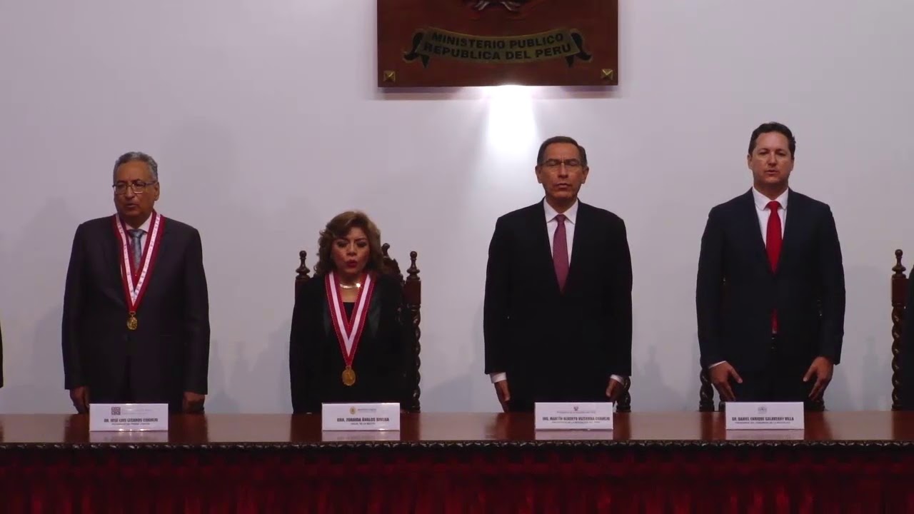 Ceremonia de juramentación de la Fiscal de la Nación Dra. Zoraida Ávalos Rivera.