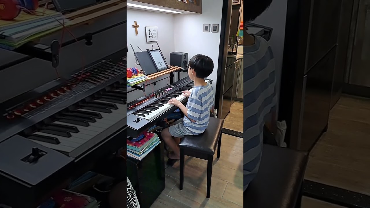【ETHAN MUSIC】親近祢｜9歲自彈自唱｜鋼琴伴奏