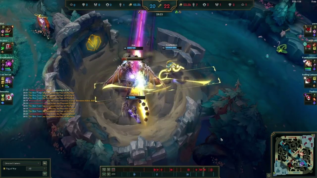 Lux steals dragon with Arcane Comet