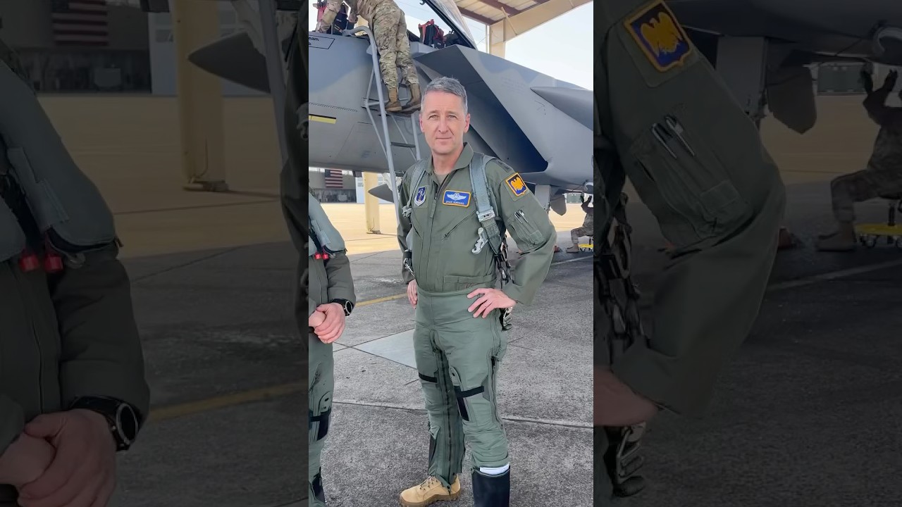 Lt. Col. Wigton flies the F-15EX Eagle II, latest fighter in the Air Guard. Why do you serve?