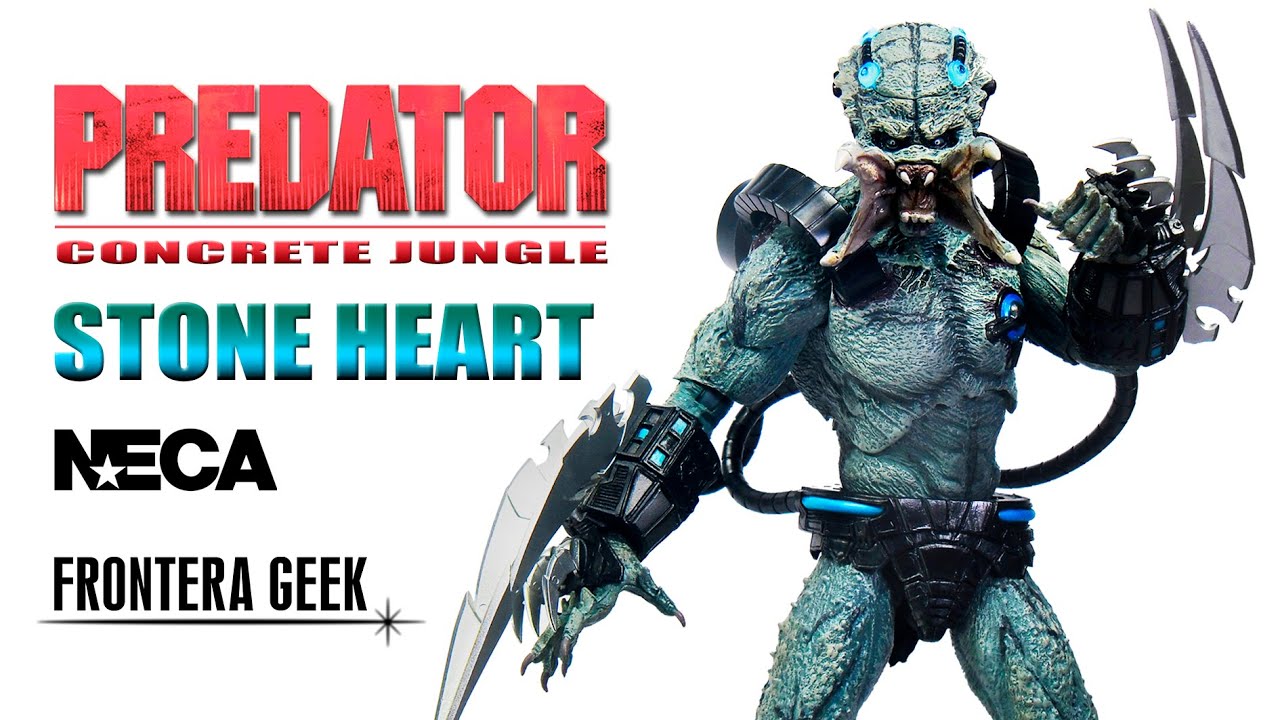 NECA STONE HEART PREDATOR DELUXE | Predator Concrete Jungle - Review en Español | Unboxing