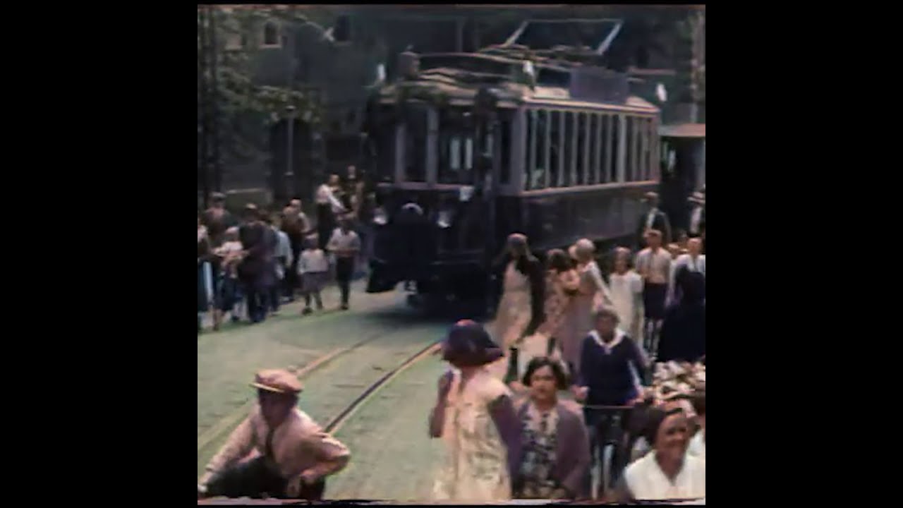 Trams in Monnickendam IN KLEUR!!
