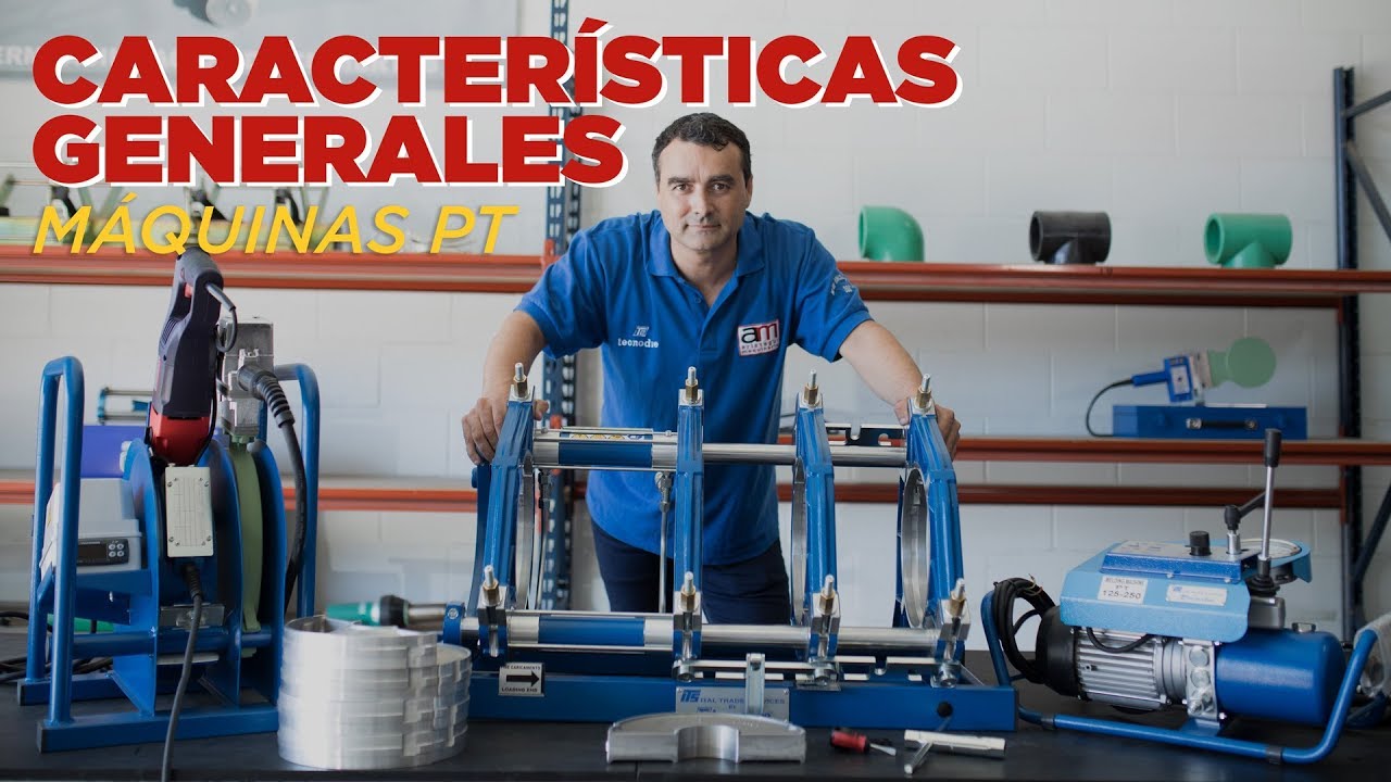 Soldadura de Tubería de Polietileno y polipropileno con máquinas PT