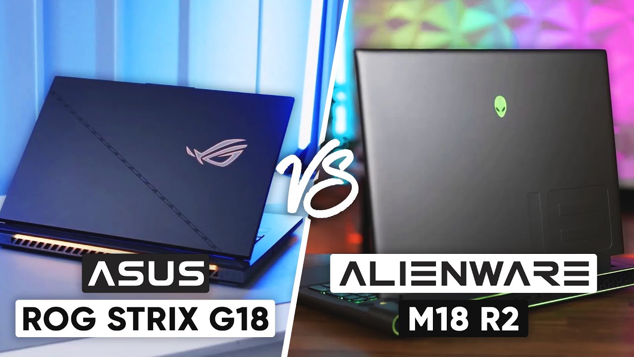 ASUS ROG Strix G18 vs Alienware M18 R2 2025! – RTX 5080 VS RTX 4080 Laptops!